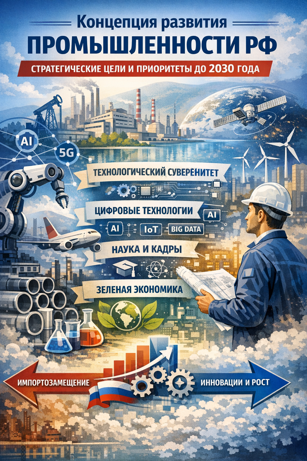 Концепция развития промышленности: стратегические цели до 2030 года