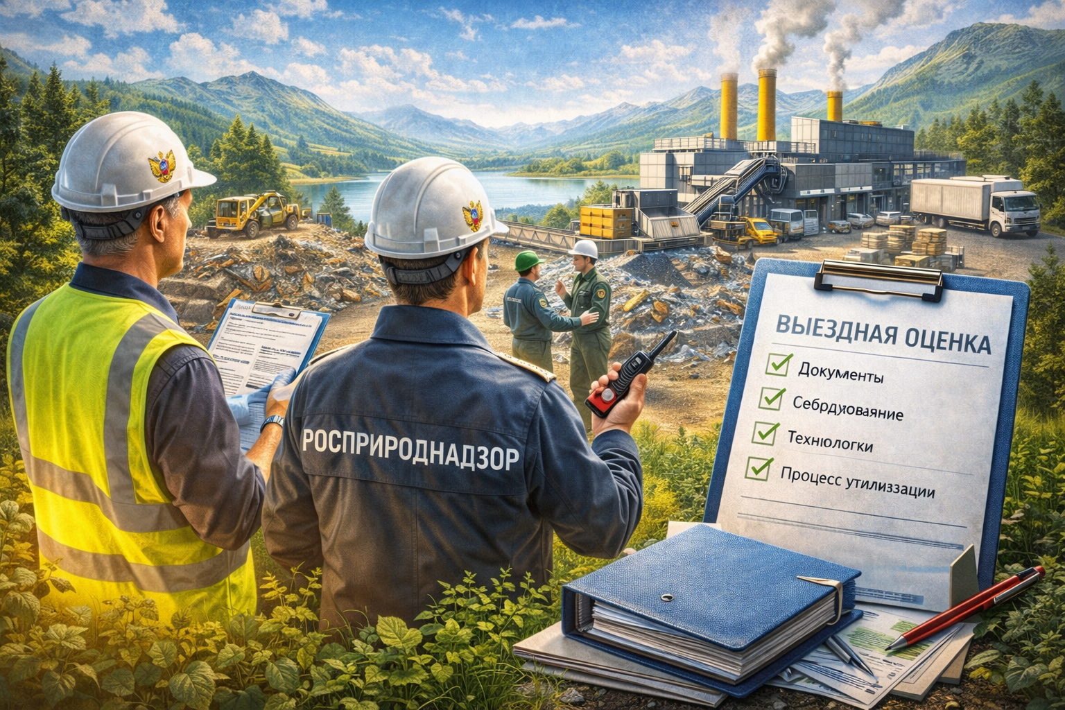 Сопровождение выездной оценки Росприроднадзора утилизатора