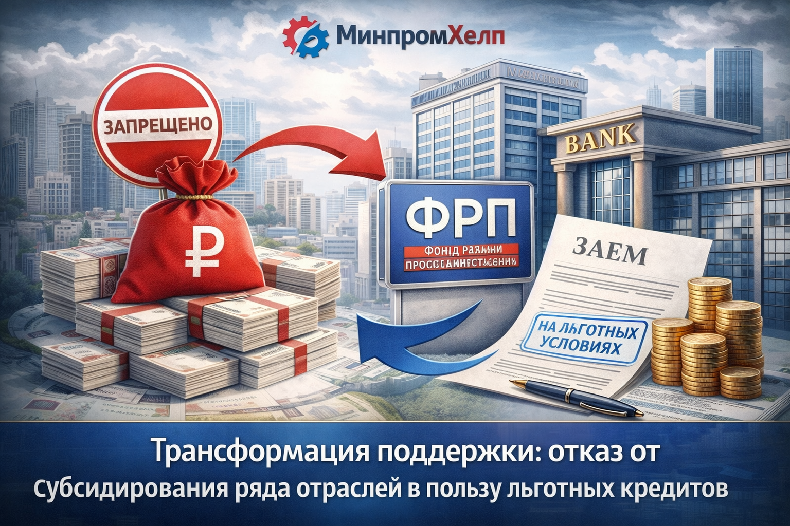 Трансформация поддержки промышленности: льготное кредитование