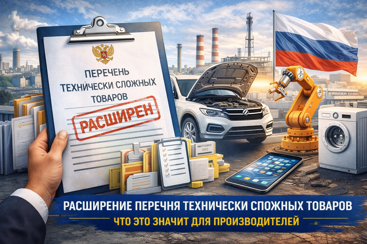 Минпромторг предложил расширить перечень технически сложных товаров: что это изменит для производителей