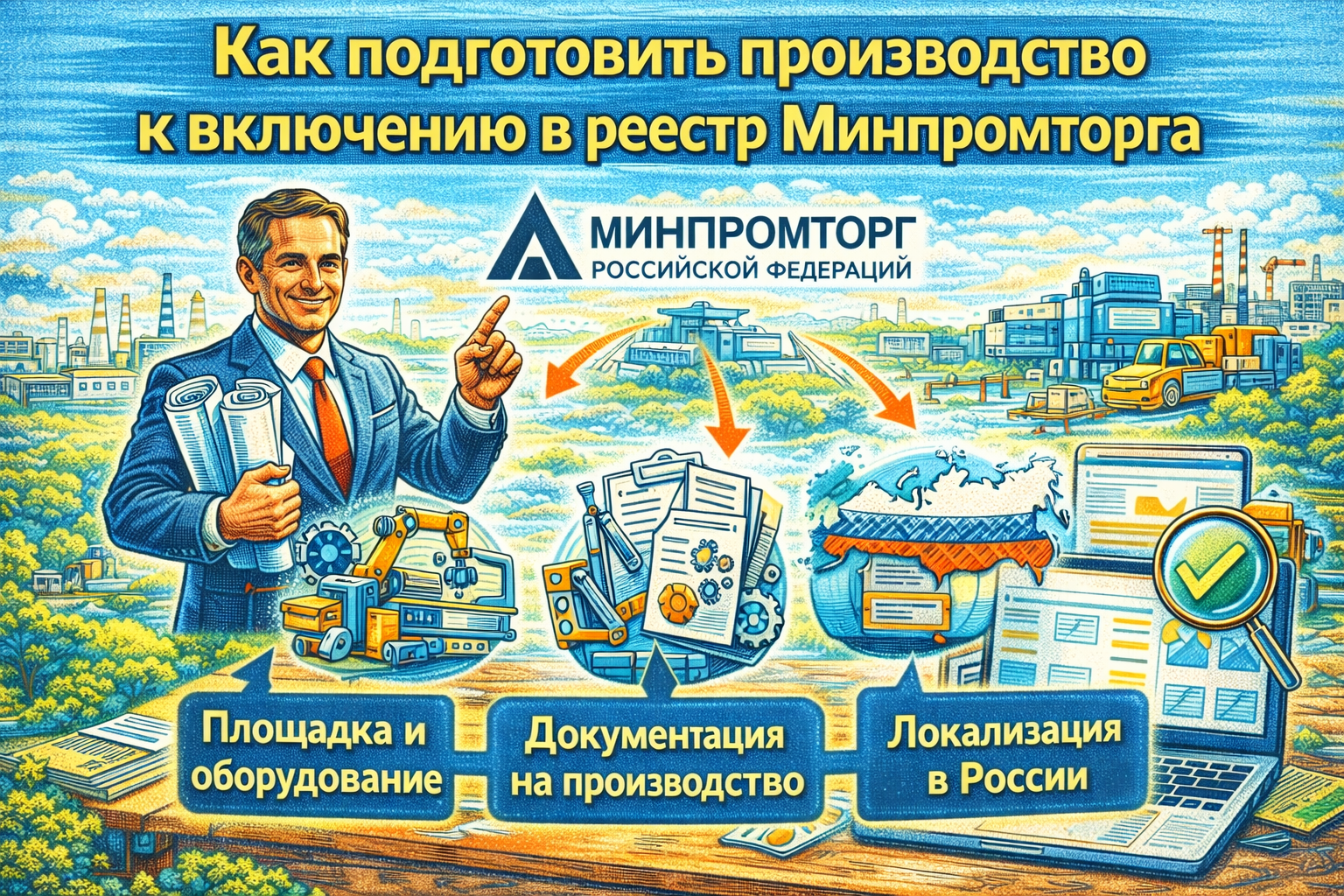 Как подготовить производство к включению в реестр Минпромторга