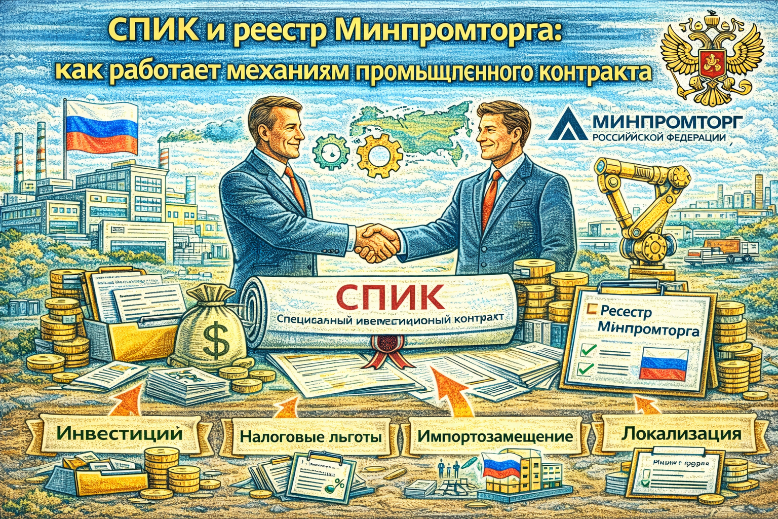 СПИК и реестр Минпромторга: как работает промышленный контракт