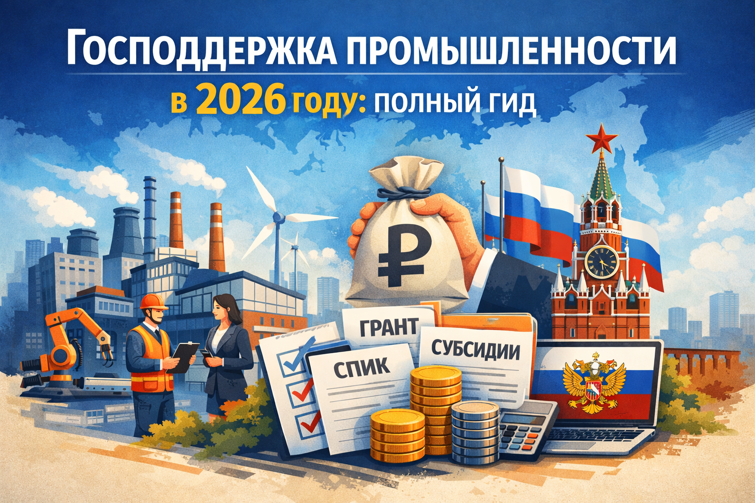 Господдержка промышленности в 2026 году — полный гид