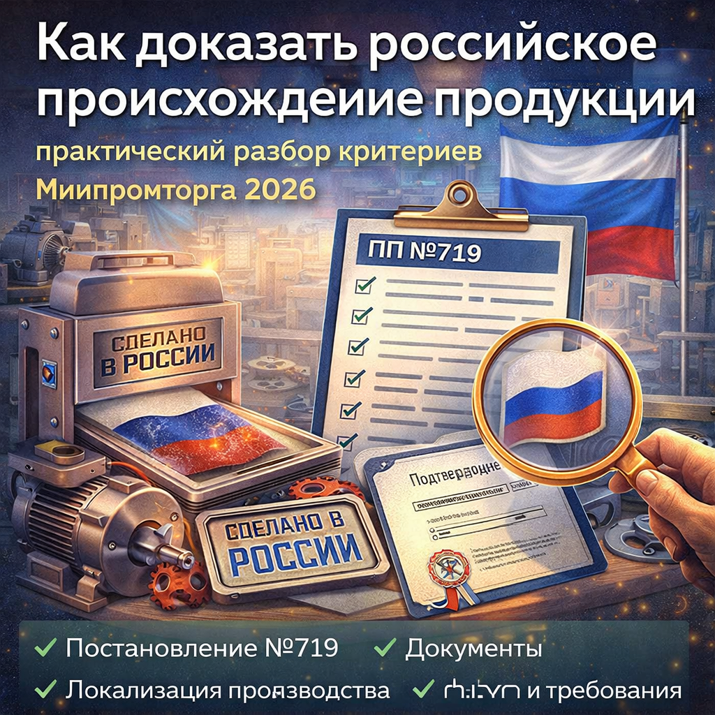 Как доказать российское происхождение продукции 2026