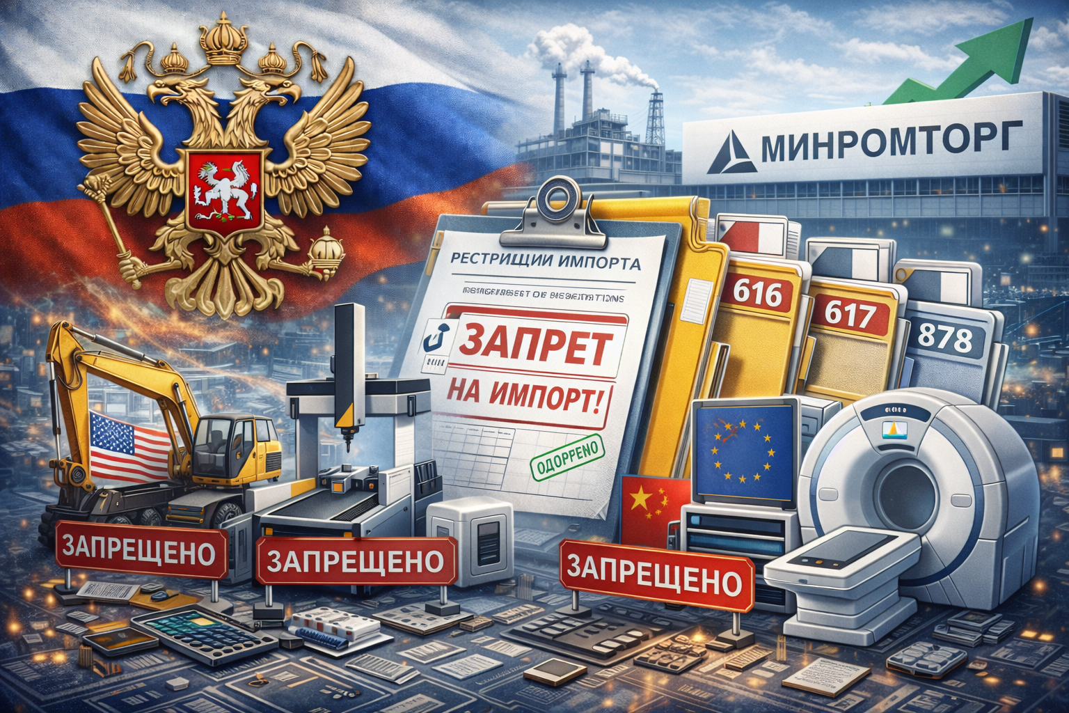 Регуляторная политика: запрет импортной техники Минпромторга