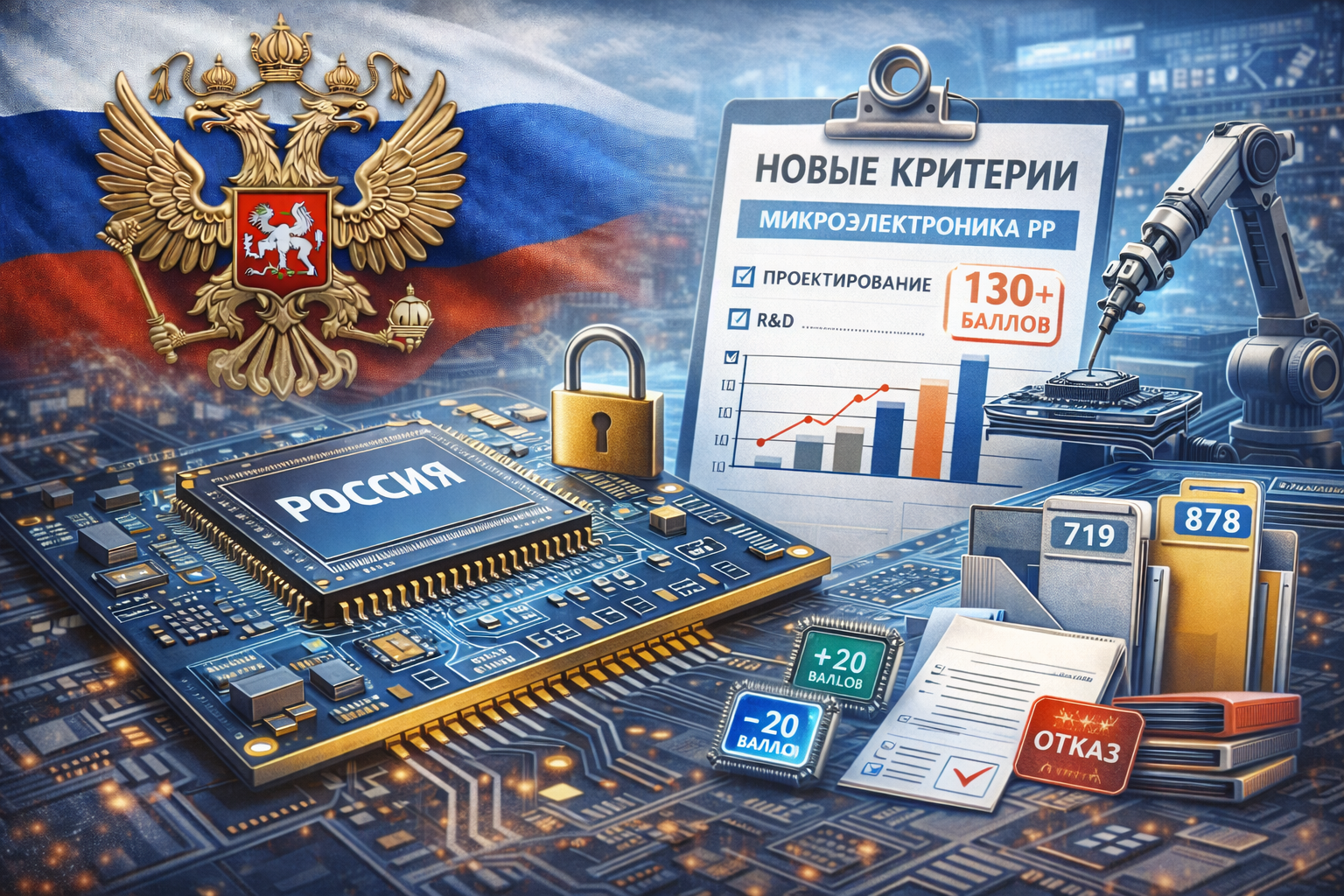 Ужесточение требований к «российской» микроэлектронике: новые критерии Минпромторга