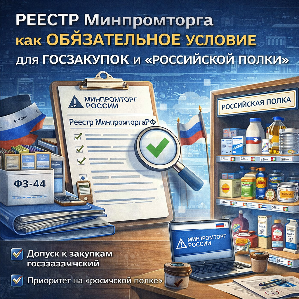 Реестр Минпромторга и госзакупки — требования 2026