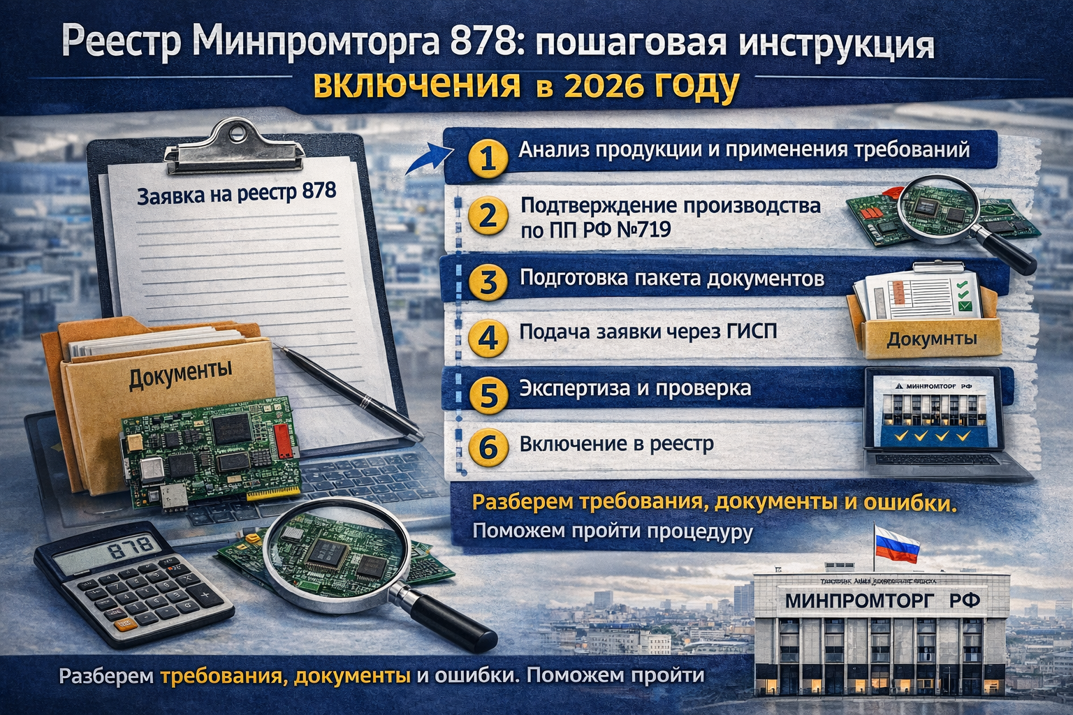 Реестр Минпромторга 878: как включиться в 2026