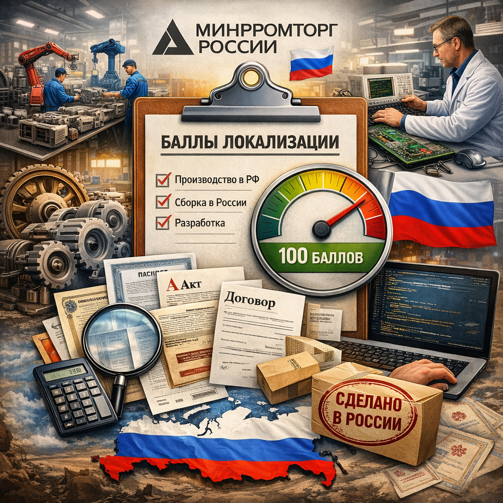 Балльная система Минпромторга: как подтвердить происхождение