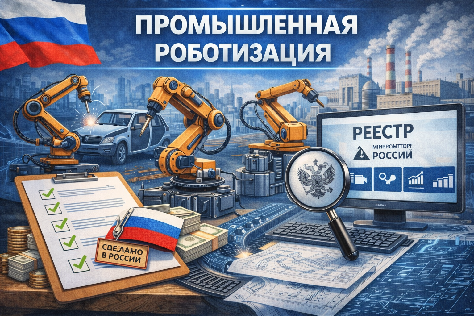 Промышленная роботизация в России — требования и поддержка