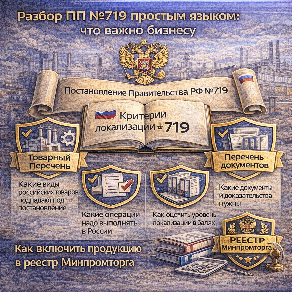 Разбор ПП №719 простым языком: что важно бизнесу
