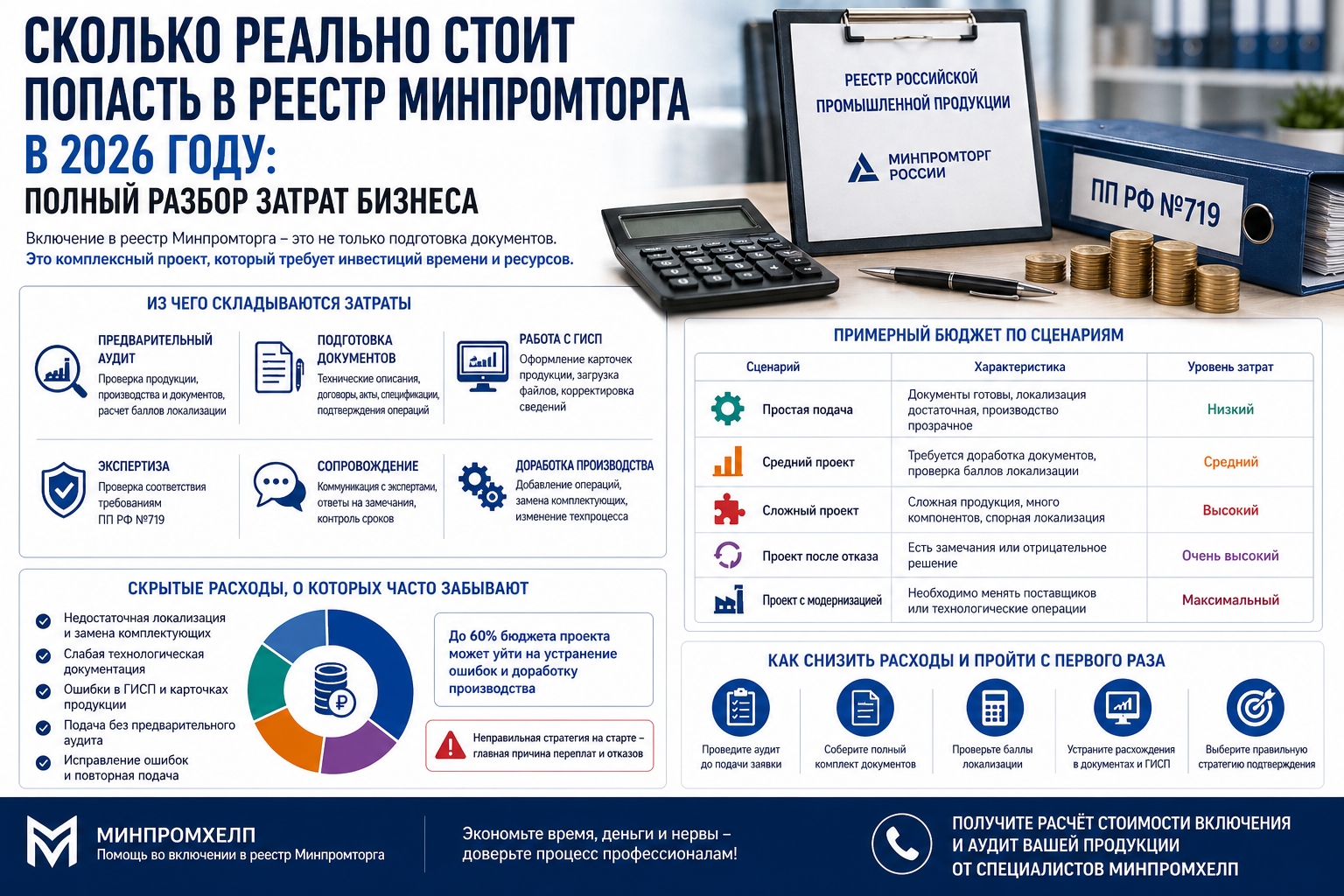 Сколько реально стоит попасть в реестр Минпромторга в 2026 году: полный разбор затрат бизнеса