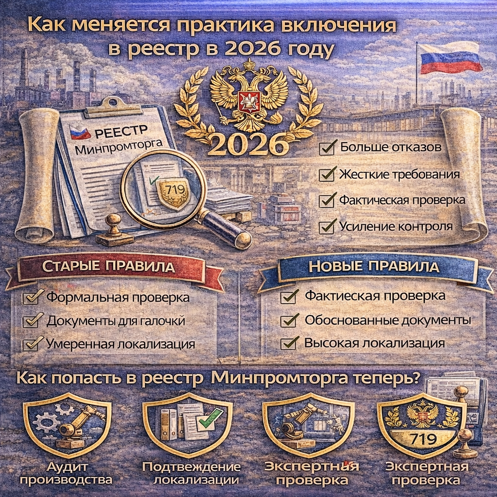 Как меняется практика включения в реестр в 2026 году