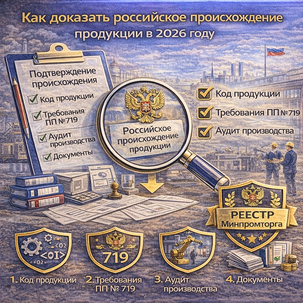Как доказать российское происхождение продукции 2026