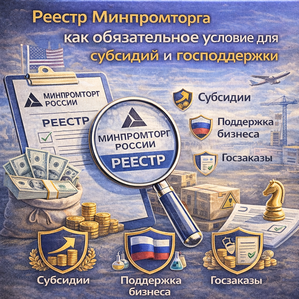 Реестр как обязательное условие для субсидий и господдержки