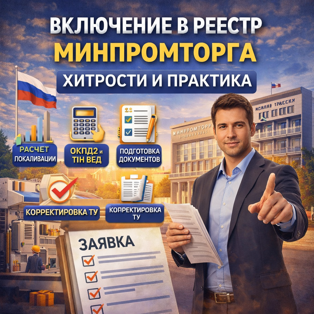 Включение в реестр Минпромторга — хитрости и практика