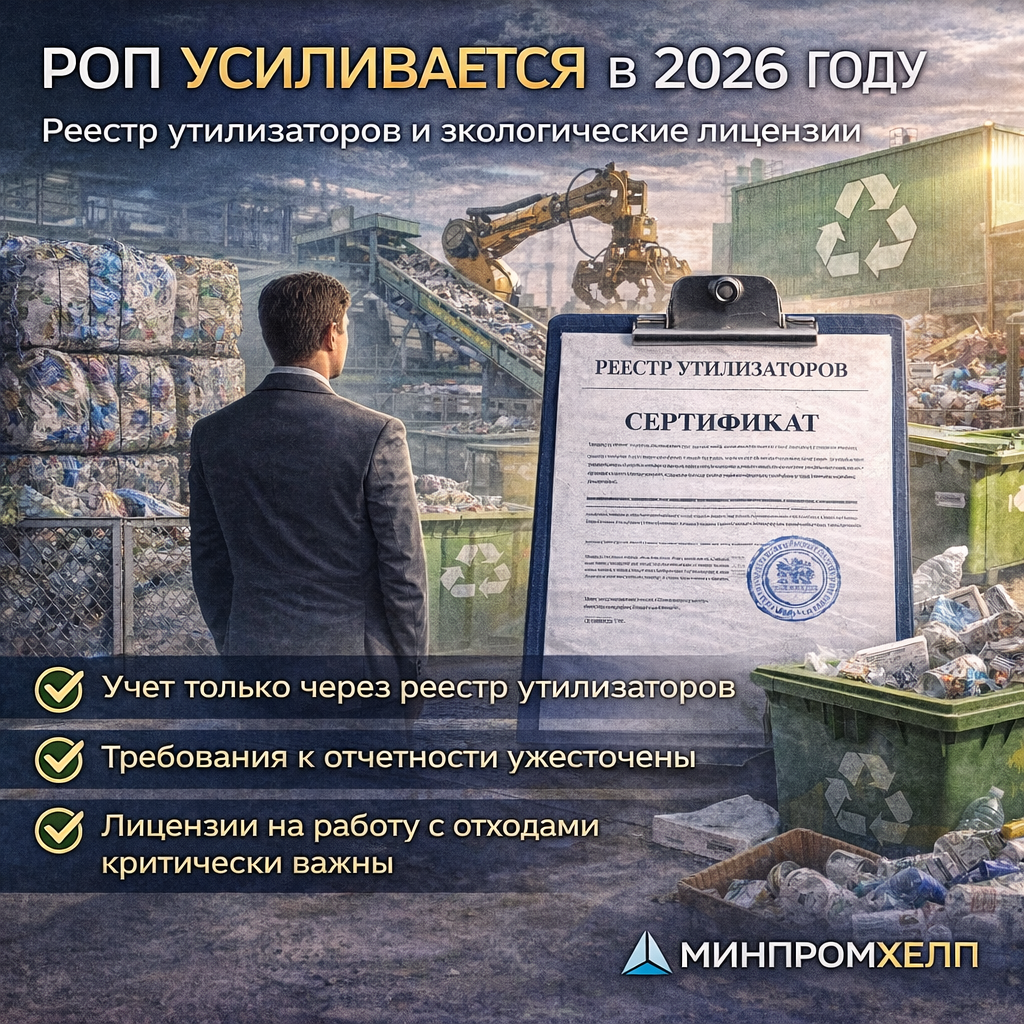 РОП 2026: усиление требований и реестр утилизаторов