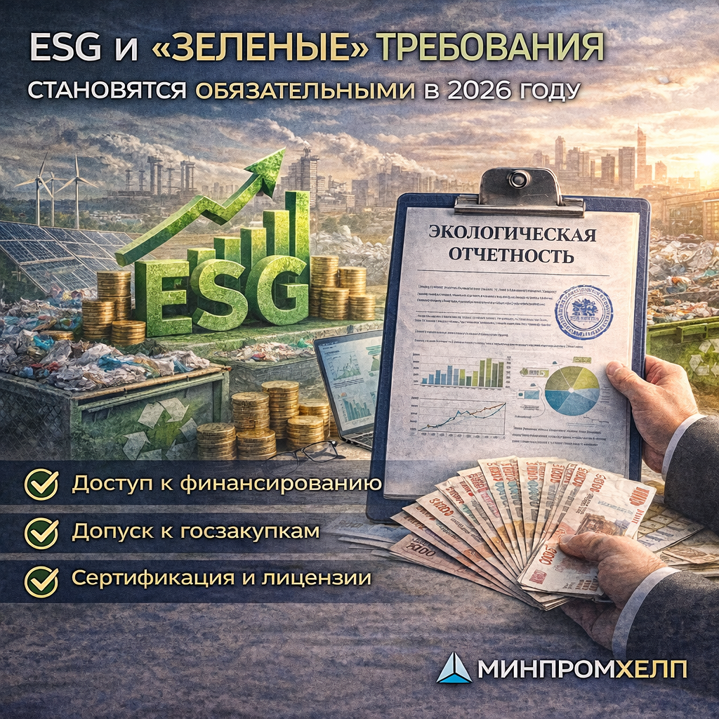 ESG требования 2026: экологические стандарты бизнеса