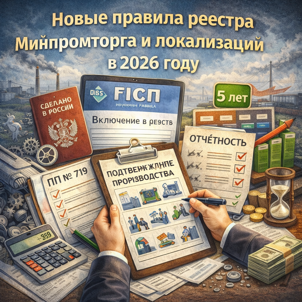 Новые правила реестра Минпромторга и локализация 2026