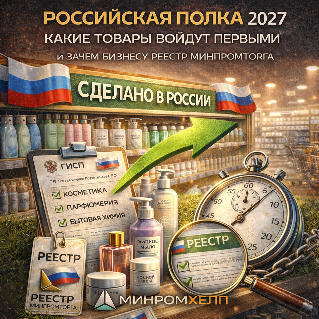 Российская полка 2027: какие товары войдут первыми и зачем бизнесу реестр Минпромторга