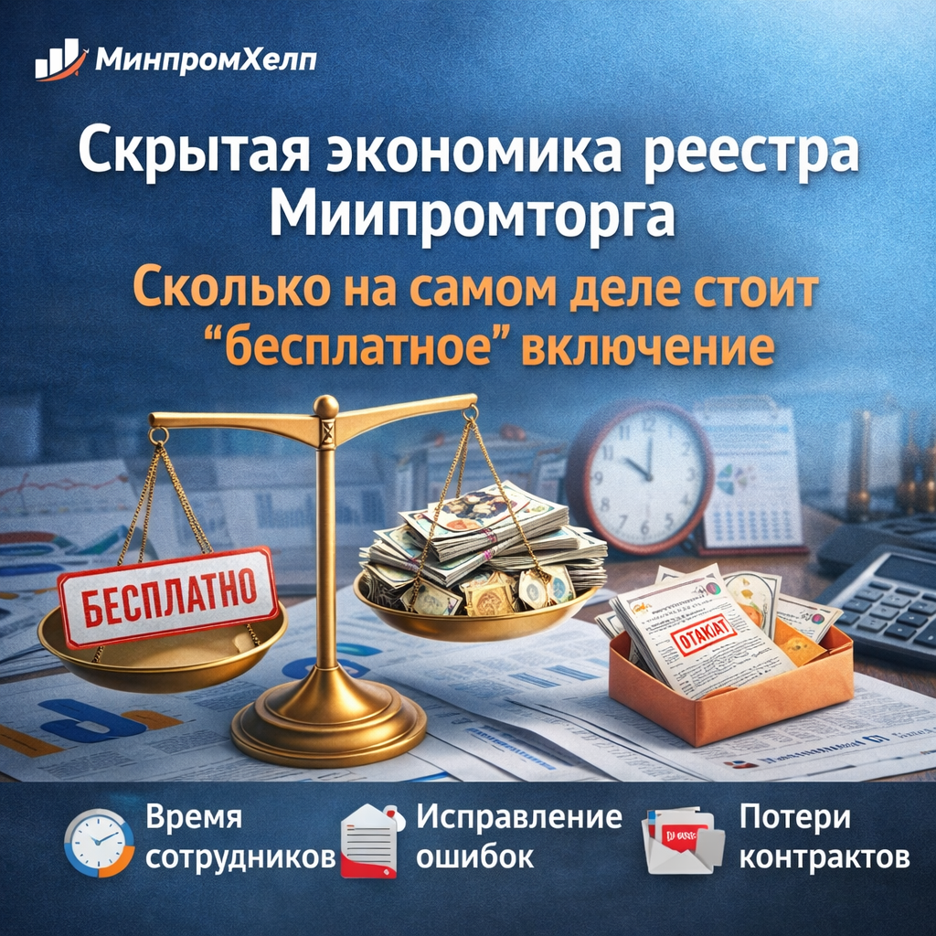 Скрытая экономика реестра Минпромторга: сколько на самом деле стоит “бесплатное” включение