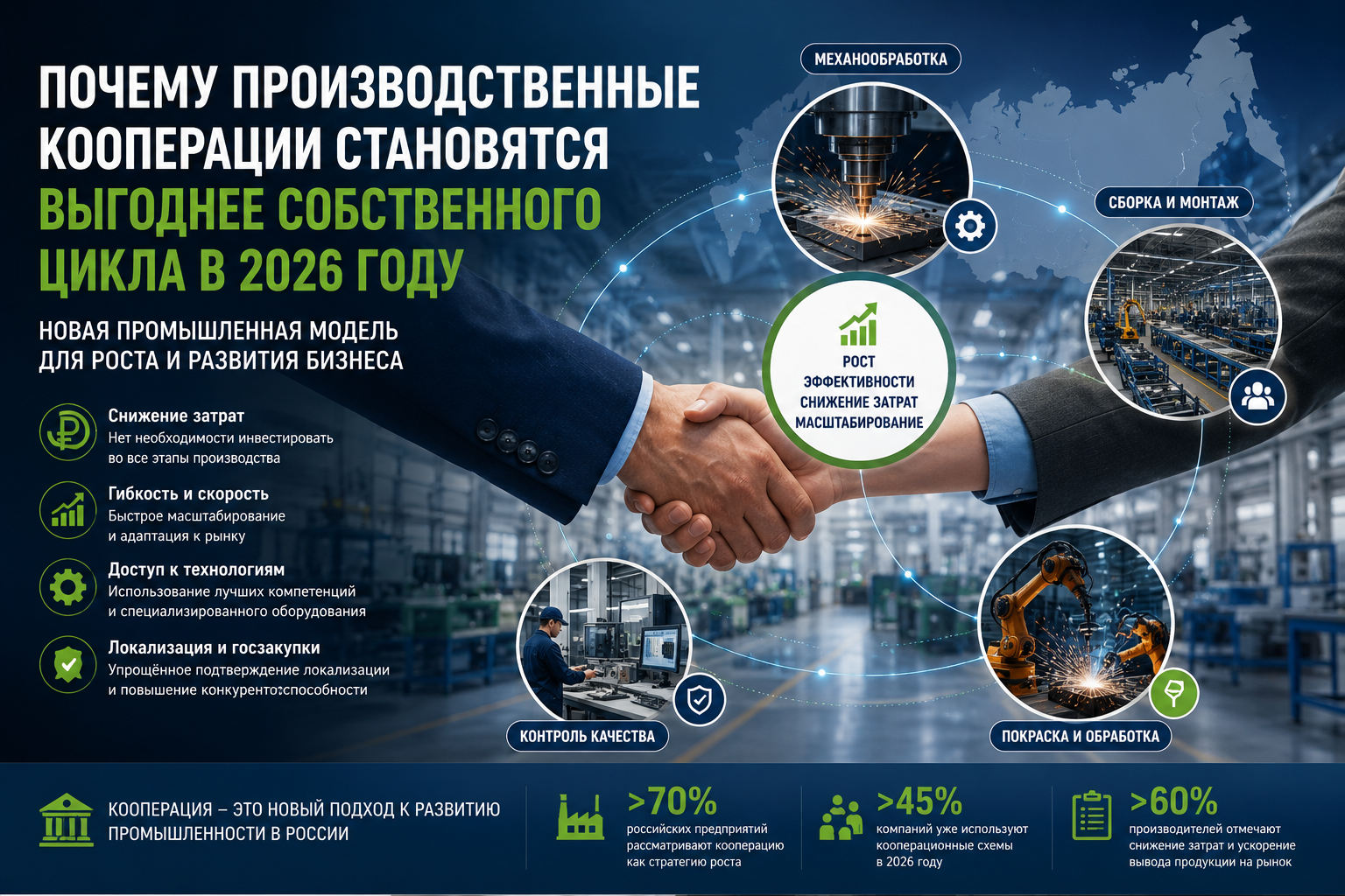 Почему производственные кооперации становятся выгоднее собственного цикла в 2026 году