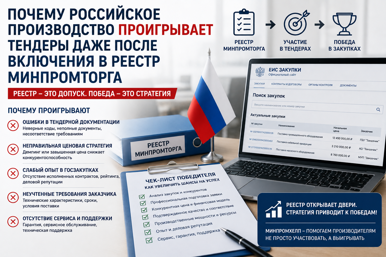 Почему российское производство проигрывает тендеры даже после включения в реестр Минпромторга