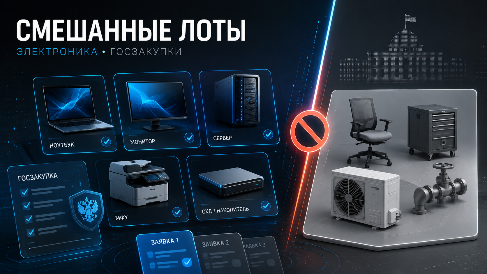 Минпромторг готовит ограничения на смешанные лоты радиоэлектроники: как изменятся госзакупки по ПП № 1875