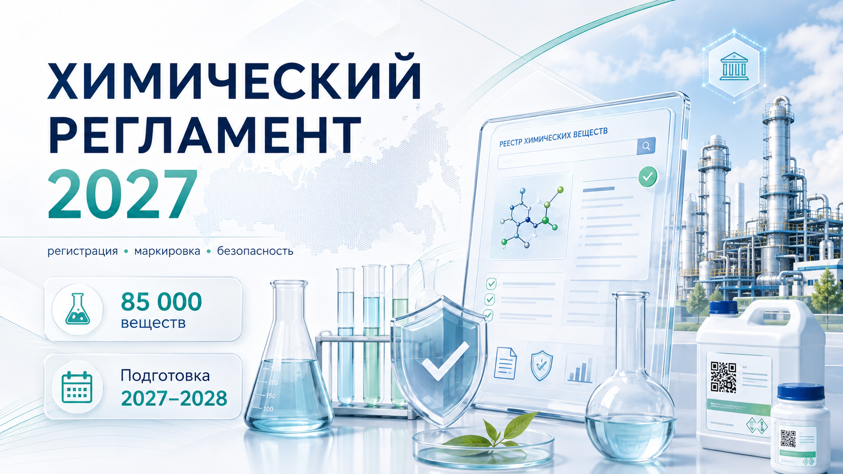 Национальный регламент по химической продукции: что производителям нужно сделать до 2027–2028 годов