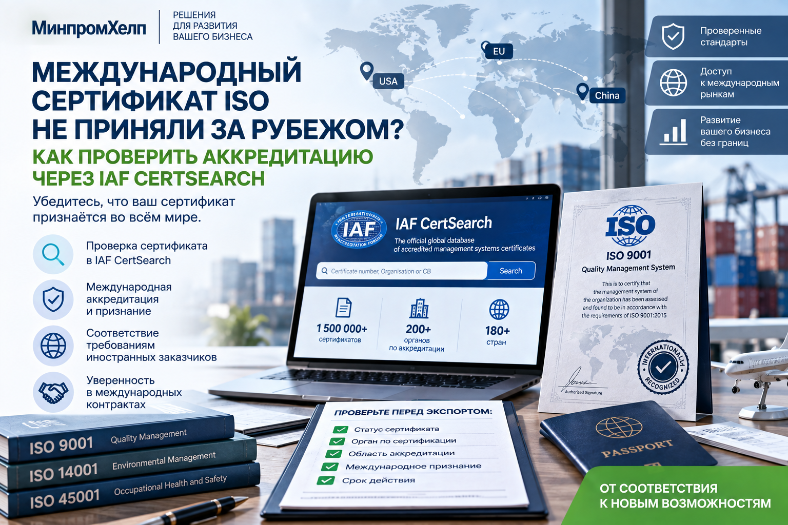 Международный сертификат ISO не приняли: как проверить IAF CertSearch