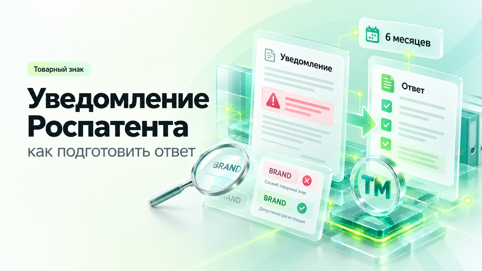 Роспатент направил уведомление о возможном отказе в регистрации товарного знака: как подготовить ответ