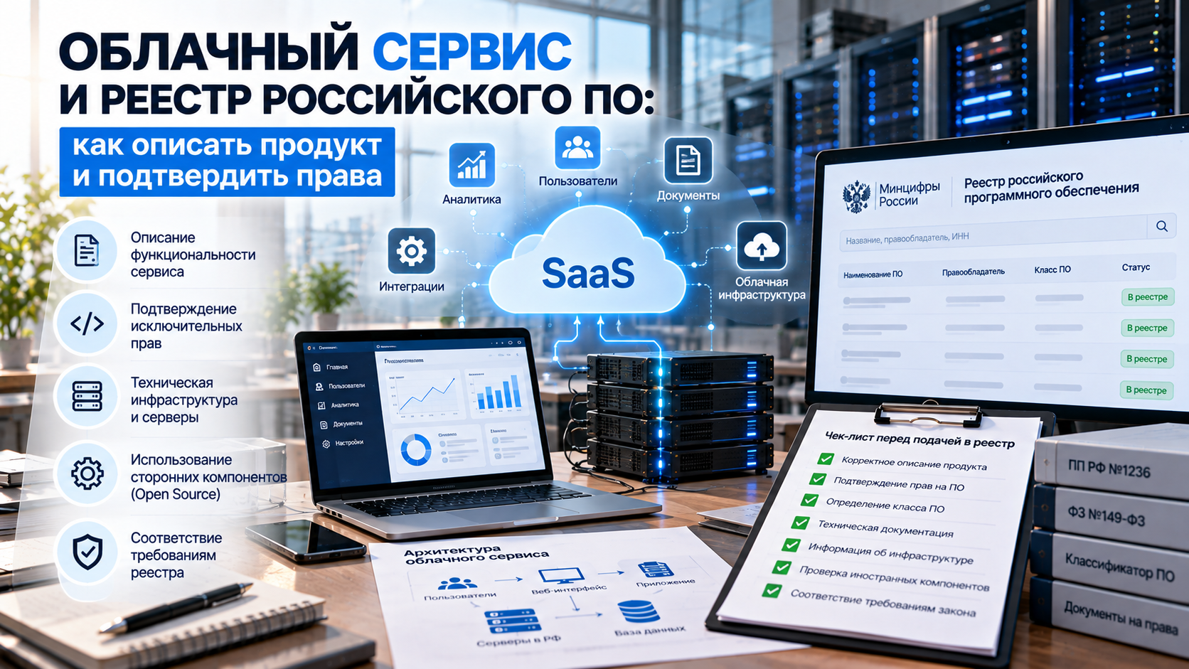 Облачный сервис и реестр российского ПО: как описать продукт и подтвердить права