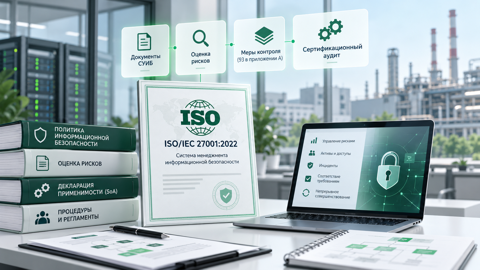 ISO/IEC 27001:2022 для IT-компаний и промышленных предприятий: документы и подготовка к сертификации