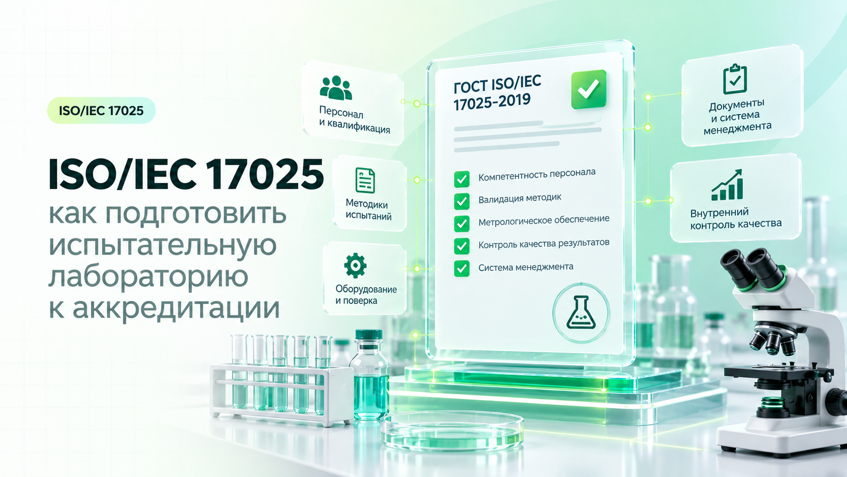 ISO/IEC 17025: как подготовить испытательную лабораторию к аккредитации